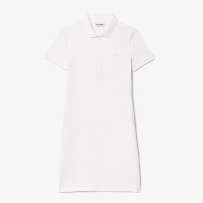 Dámské mini šaty s polo límečkem, slim fit, strečové Dámské mini šaty s polo límečkem, slim fit, strečové
