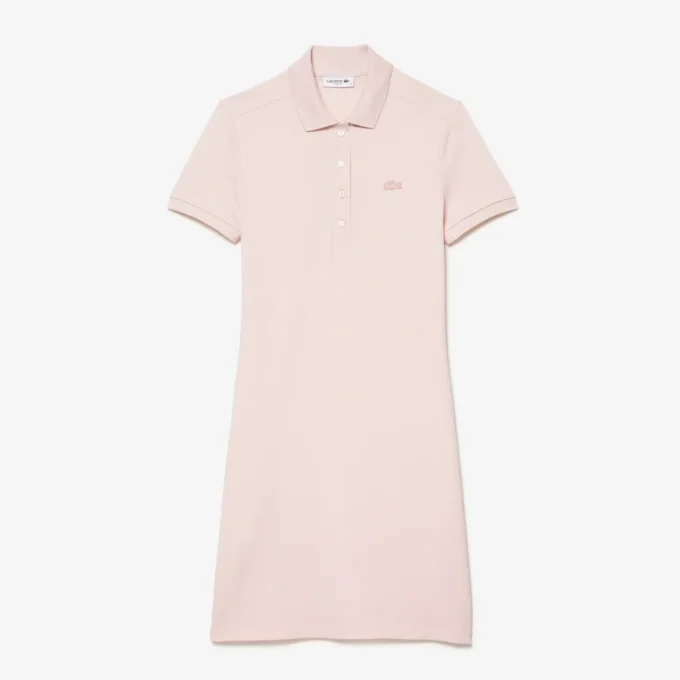 Dámské mini šaty s polo límečkem, slim fit, strečové Dámské mini šaty s polo límečkem, slim fit, strečové