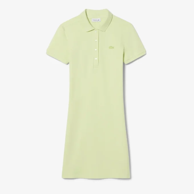 Dámské mini šaty s polo límečkem, slim fit, strečové Dámské mini šaty s polo límečkem, slim fit, strečové