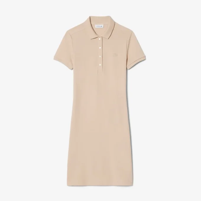 Dámské mini šaty s polo límečkem, slim fit, strečové Dámské mini šaty s polo límečkem, slim fit, strečové