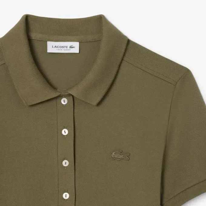 Dámské mini šaty s polo límečkem, slim fit, strečové Dámské mini šaty s polo límečkem, slim fit, strečové