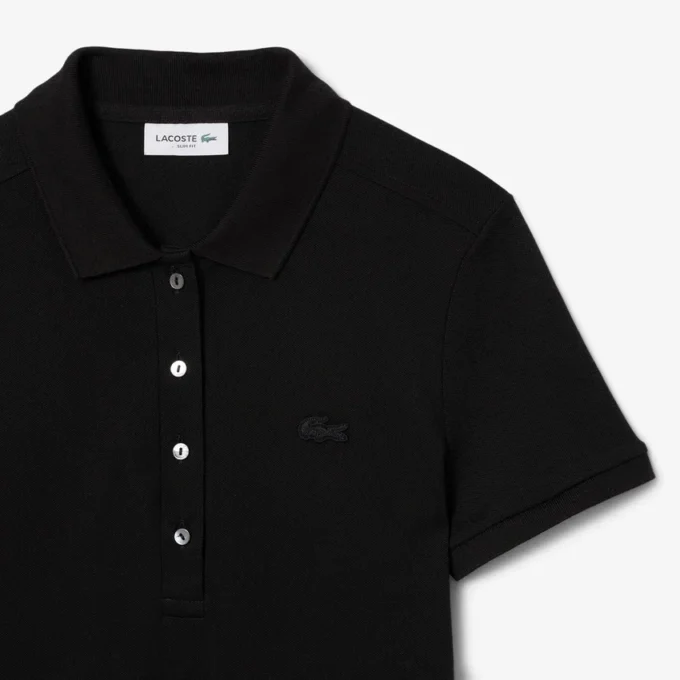 Dámské mini šaty s polo límečkem, slim fit, strečové Dámské mini šaty s polo límečkem, slim fit, strečové