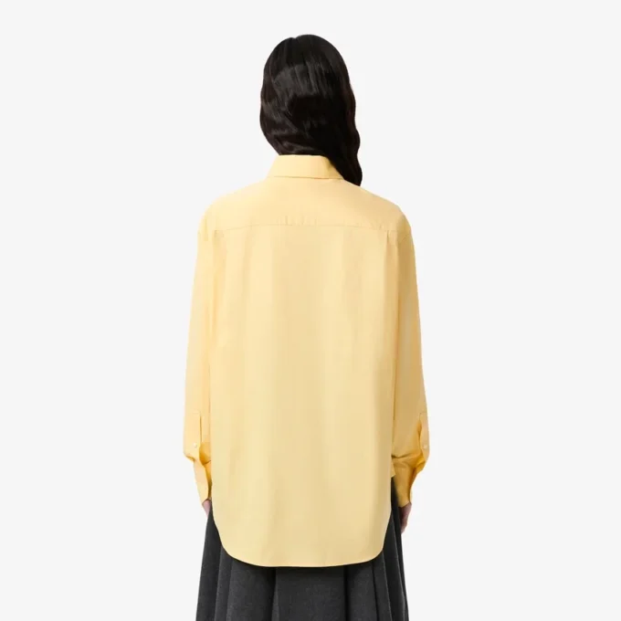 Dámská oversized bavlněná košile s knoflíky Dámská oversized bavlněná košile s knoflíky