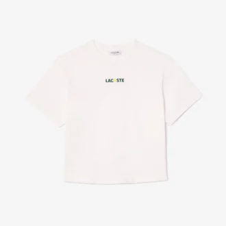 Dámské oversized bavlněné tričko s potiskem tenisového míčku