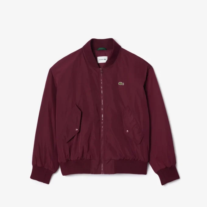 Dámská oversized bomber bunda s žebrovanými manžetami Dámská oversized bomber bunda s žebrovanými manžetami