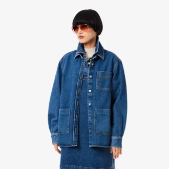 Dámská oversized džínová košile