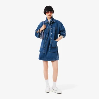 Dámská oversized džínová košile