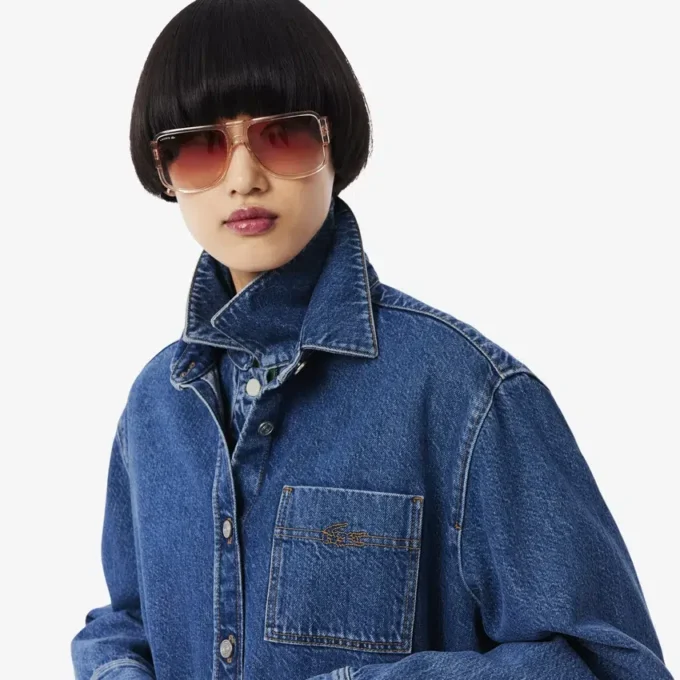 Dámská oversized džínová košile