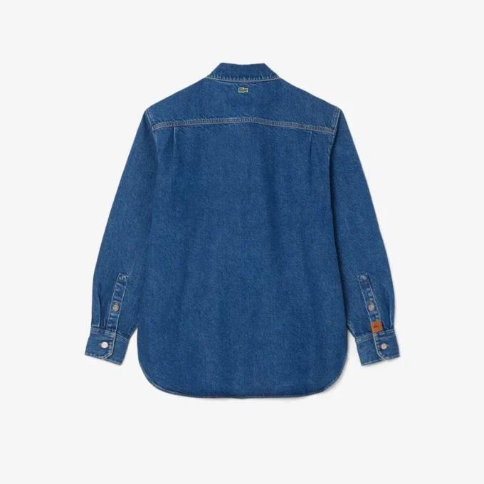 Dámská oversized džínová košile