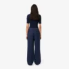Dámské oversized kalhoty z vlněné směsi s plisováním Dámské oversized kalhoty z vlněné směsi s plisováním