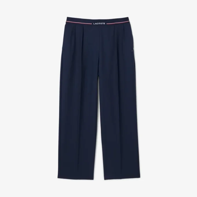 Dámské oversized kalhoty z vlněné směsi s plisováním Dámské oversized kalhoty z vlněné směsi s plisováním