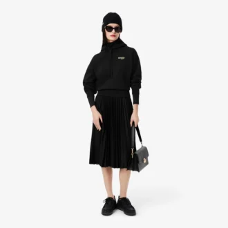 Dámská oversized mikina s kapucí a logem