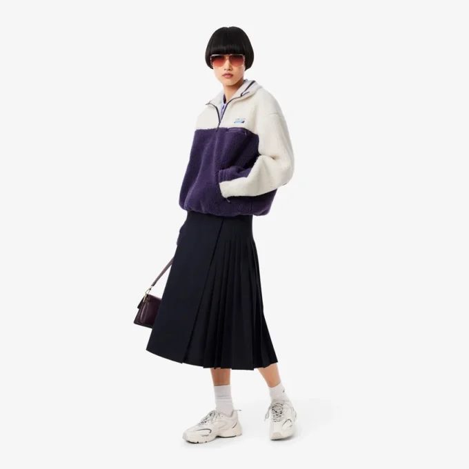 Dámská oversized mikina s vysokým límcem Dámská oversized mikina s vysokým límcem
