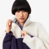 Dámská oversized mikina s vysokým límcem Dámská oversized mikina s vysokým límcem