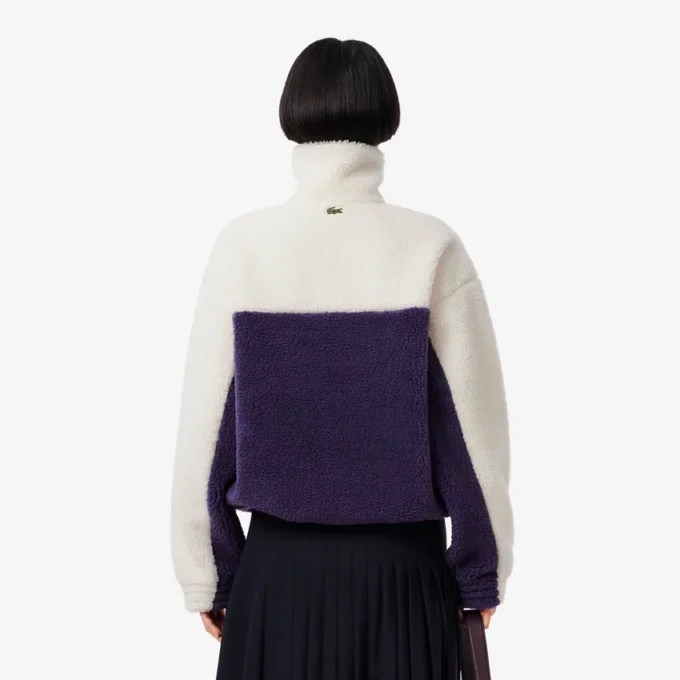 Dámská oversized mikina s vysokým límcem Dámská oversized mikina s vysokým límcem