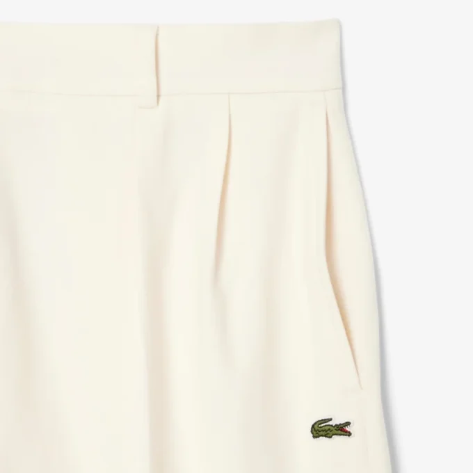 Dámské oversized plisované flanelové kalhoty Dámské oversized plisované flanelové kalhoty