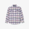 Dámská oversized prošívaná vlněná košile Dámská oversized prošívaná vlněná košile