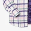 Dámská oversized prošívaná vlněná košile Dámská oversized prošívaná vlněná košile