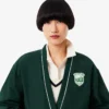 Dámský oversized vycpaný nylonový kardigan Dámský oversized vycpaný nylonový kardigan