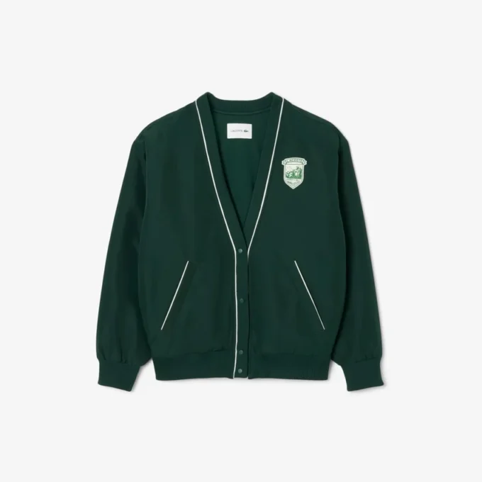 Dámský oversized vycpaný nylonový kardigan Dámský oversized vycpaný nylonový kardigan