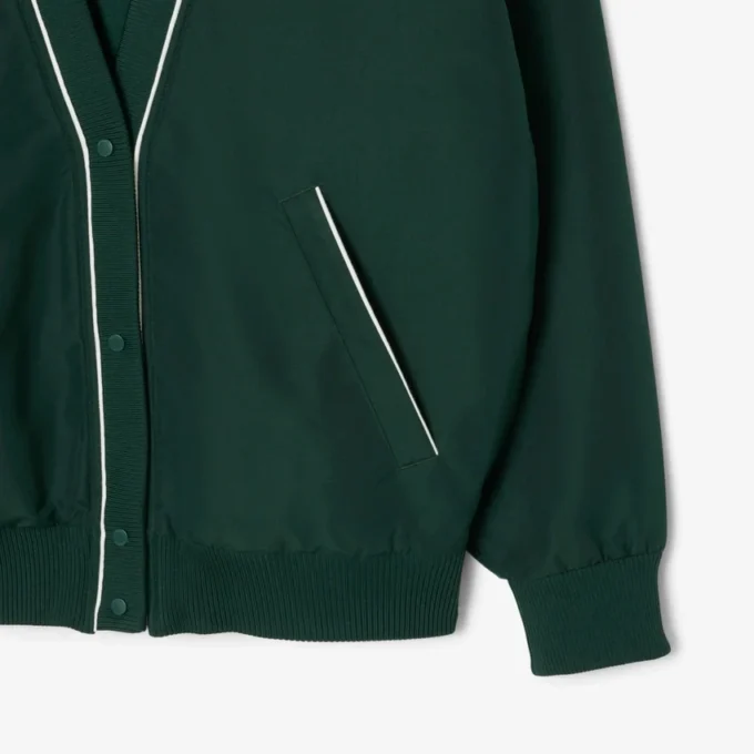 Dámský oversized vycpaný nylonový kardigan Dámský oversized vycpaný nylonový kardigan