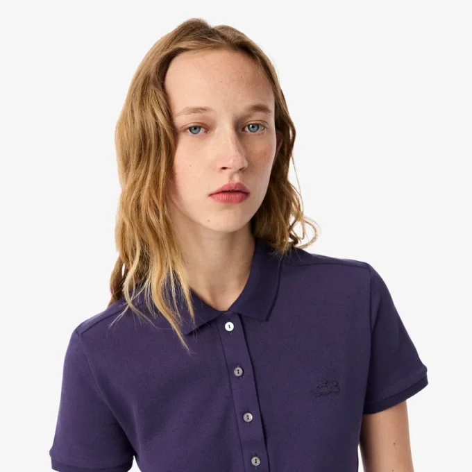 Dámská polokošile L.12.12 Slim Fit Stretch Mini Piqua