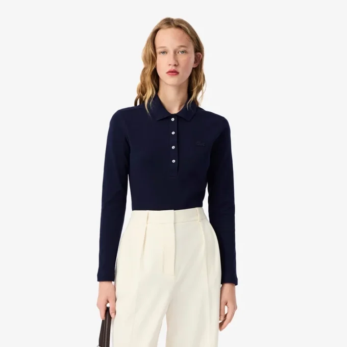 Dámská polokošile L.12.12 Stretch Mini Piqua s úzkým střihem