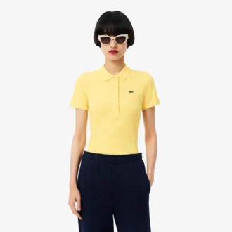 Dámská polokošile L.12.D Slim Fit z žebrované bavlny