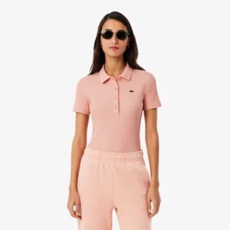 Dámská polokošile L.12.D Slim Fit z žebrované bavlny