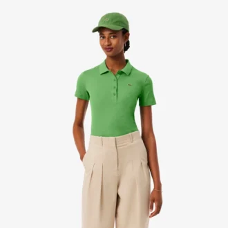 Dámská polokošile L.12.D Slim Fit z žebrované bavlny