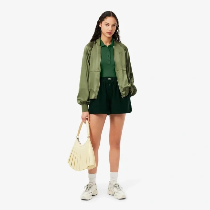 Dámská polokošile L.12.D Slim Fit z žebrované bavlny Dámská polokošile L.12.D Slim Fit z žebrované bavlny