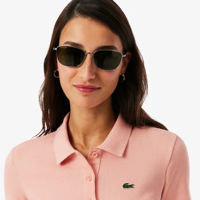 Dámská polokošile L.12.D Slim Fit z žebrované bavlny Dámská polokošile L.12.D Slim Fit z žebrované bavlny