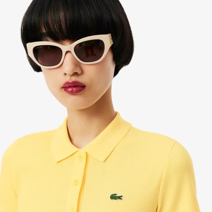 Dámská polokošile L.12.D Slim Fit z žebrované bavlny Dámská polokošile L.12.D Slim Fit z žebrované bavlny