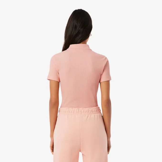 Dámská polokošile L.12.D Slim Fit z žebrované bavlny Dámská polokošile L.12.D Slim Fit z žebrované bavlny