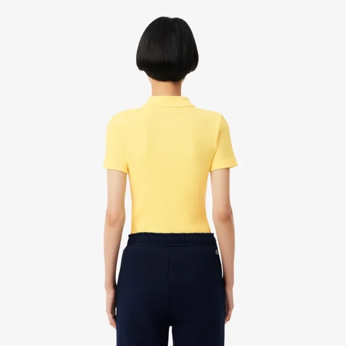 Dámská polokošile L.12.D Slim Fit z žebrované bavlny Dámská polokošile L.12.D Slim Fit z žebrované bavlny