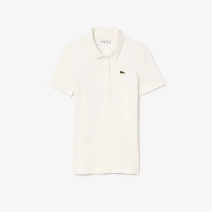 Dámská polokošile L.12.D Slim Fit z žebrované bavlny Dámská polokošile L.12.D Slim Fit z žebrované bavlny