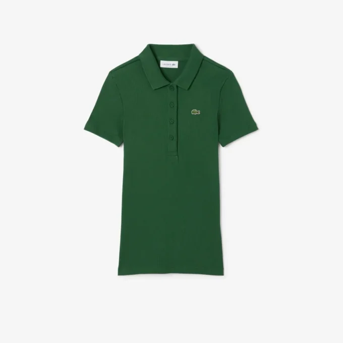 Dámská polokošile L.12.D Slim Fit z žebrované bavlny Dámská polokošile L.12.D Slim Fit z žebrované bavlny
