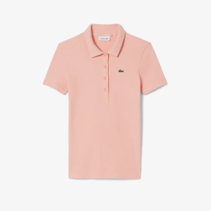 Dámská polokošile L.12.D Slim Fit z žebrované bavlny Dámská polokošile L.12.D Slim Fit z žebrované bavlny