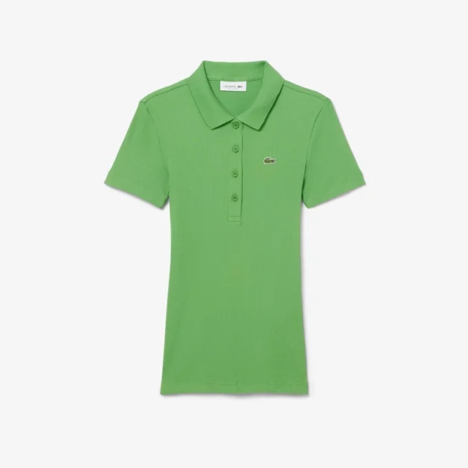 Dámská polokošile L.12.D Slim Fit z žebrované bavlny Dámská polokošile L.12.D Slim Fit z žebrované bavlny
