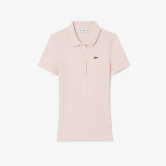 Dámská polokošile L.12.D Slim Fit z žebrované bavlny Dámská polokošile L.12.D Slim Fit z žebrované bavlny