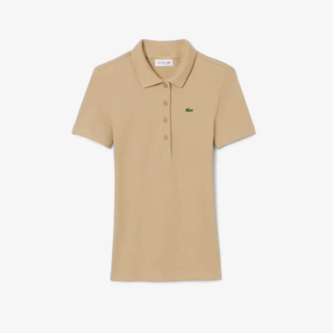 Dámská polokošile L.12.D Slim Fit z žebrované bavlny Dámská polokošile L.12.D Slim Fit z žebrované bavlny