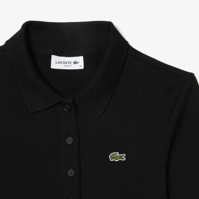 Dámská polokošile L.12.D Slim Fit z žebrované bavlny Dámská polokošile L.12.D Slim Fit z žebrované bavlny