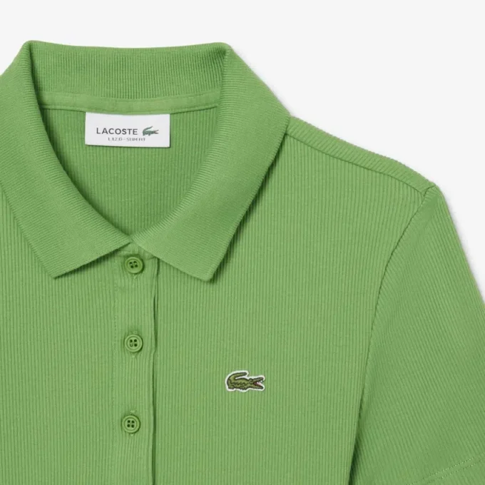 Dámská polokošile L.12.D Slim Fit z žebrované bavlny Dámská polokošile L.12.D Slim Fit z žebrované bavlny