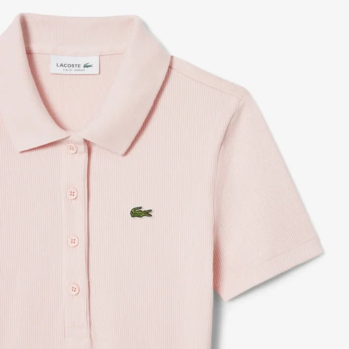 Dámská polokošile L.12.D Slim Fit z žebrované bavlny Dámská polokošile L.12.D Slim Fit z žebrované bavlny