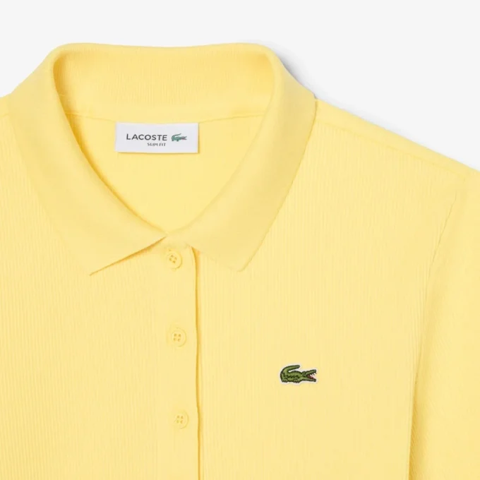 Dámská polokošile L.12.D Slim Fit z žebrované bavlny Dámská polokošile L.12.D Slim Fit z žebrované bavlny