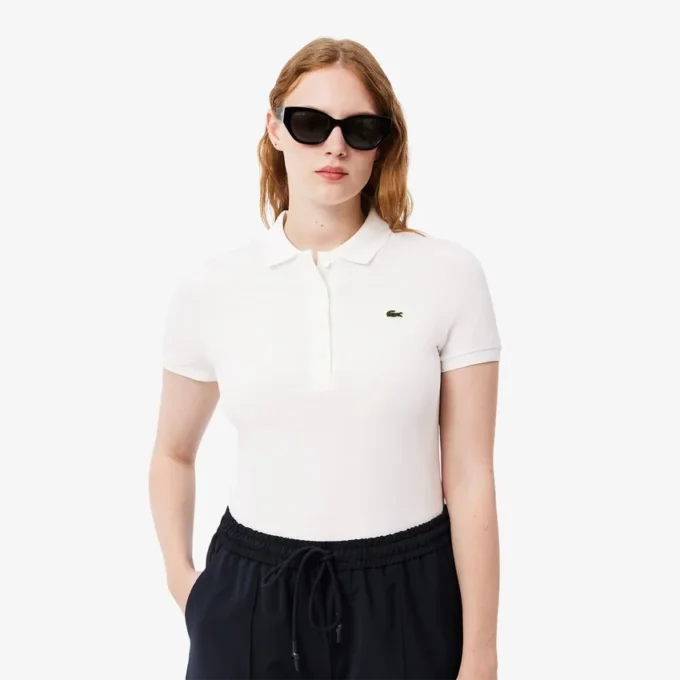 Dámská polokošile L.12.D ze strečové bavlny se slim fit střihem Dámská polokošile L.12.D ze strečové bavlny se slim fit střihem