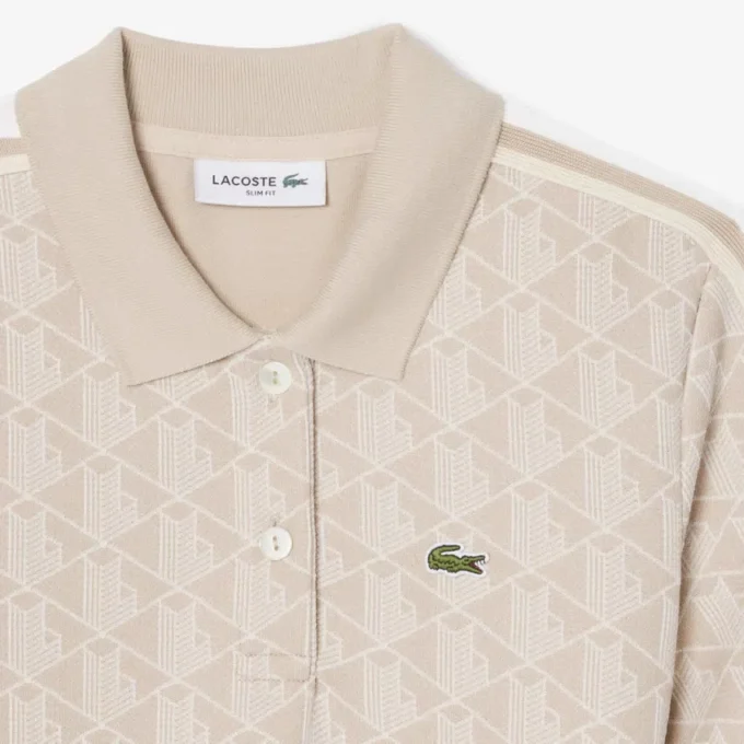 Dámské polokošile s monogramem a úzkým střihem Dámské polokošile s monogramem a úzkým střihem