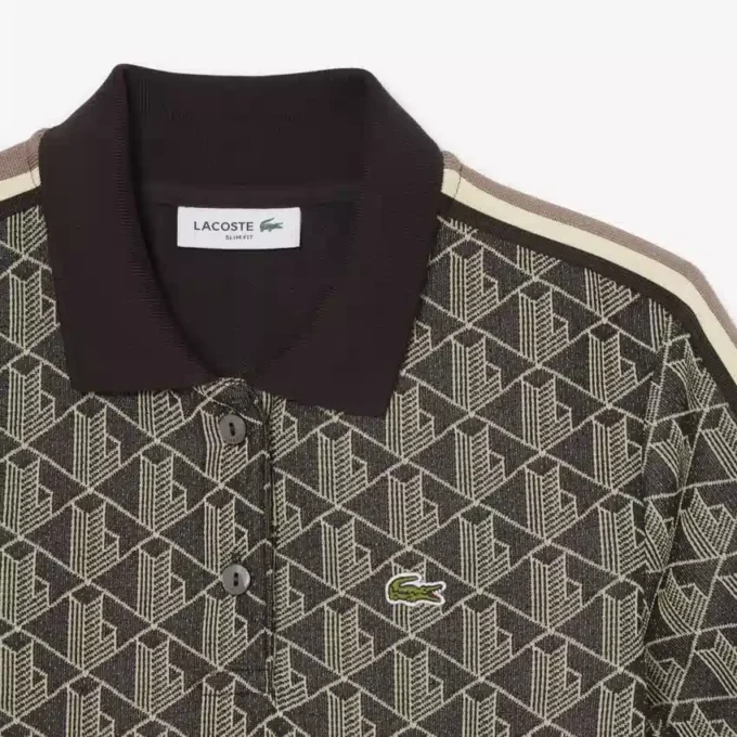 Dámské polokošile s monogramem a úzkým střihem Dámské polokošile s monogramem a úzkým střihem