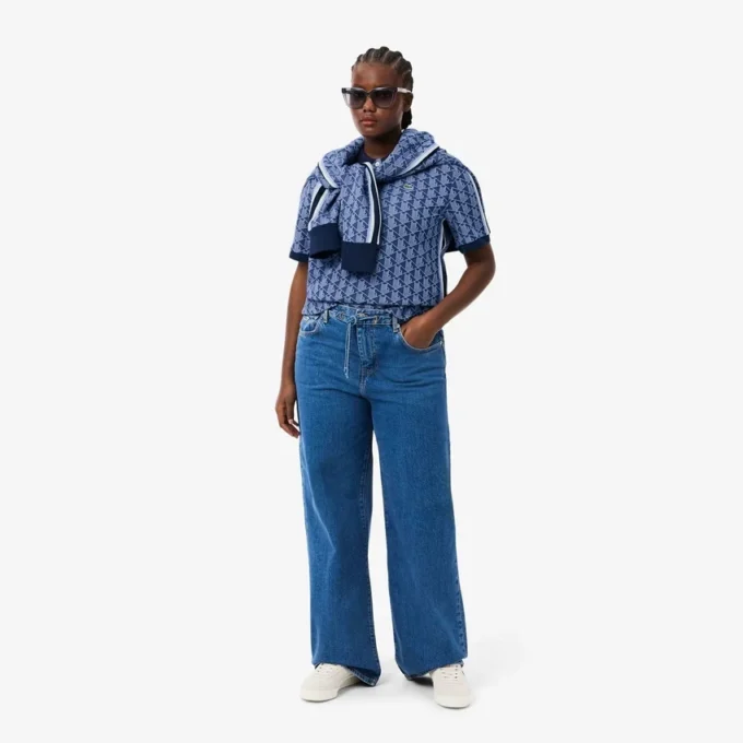 Dámská polokošile Slim Fit Monogram Dámská polokošile Slim Fit Monogram