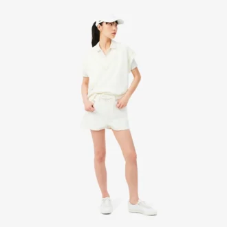 Dámská polokošile Slim Fit Pointelle s logem L.12.12